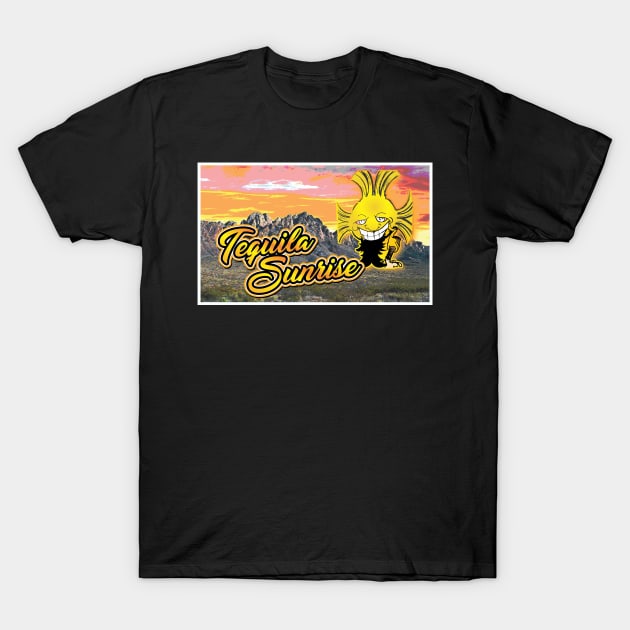 Tequila Sunrise T-Shirt by Tha_High_Society